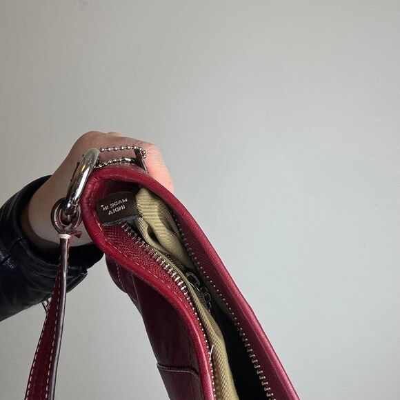 Coach Vintage 90s Y2K Soho Red Leather Crossbody bag - Picture 7 of 8